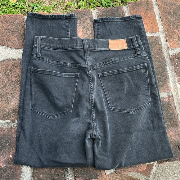 Madewell Black classic straight Jeans size 28 - Picture 2 of 7